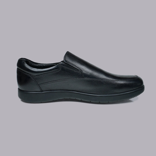 BENNET - Black Slip-On Comfort Loafer
