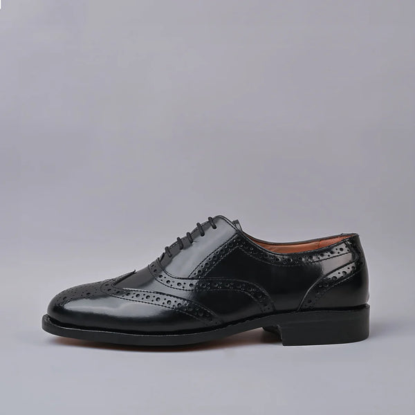 ARISTO - Ben Mens Oxford Leather Black Laceup Shoe