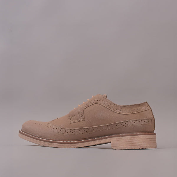 SONNET - Beige Casual Suede Leather Shoes for Men