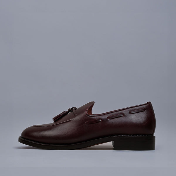 VERONA - Brown Genuine Leather Tassel Loafers