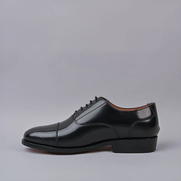 NOBLE - James Mens Oxford Leather Black Laceup Shoe