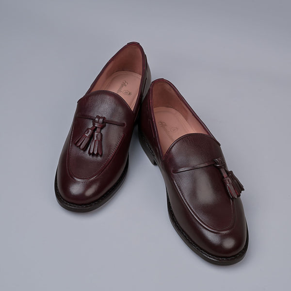 VERONA - Brown Genuine Leather Tassel Loafers
