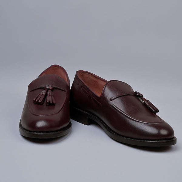 VERONA - Brown Genuine Leather Tassel Loafers
