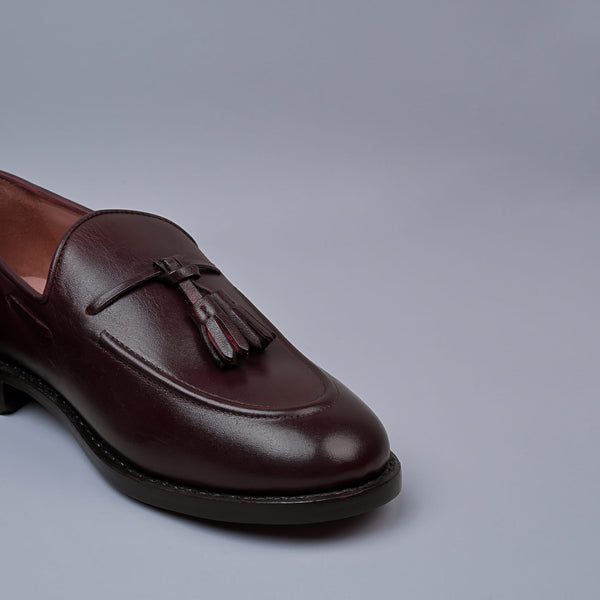 VERONA - Brown Genuine Leather Tassel Loafers