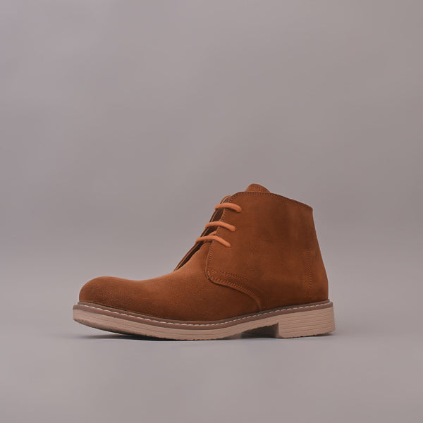 BARROW - Tan Genuine Leather Desert Chukka Boots