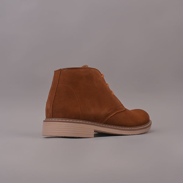 BARROW - Tan Genuine Leather Desert Chukka Boots
