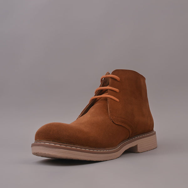 BARROW - Tan Genuine Leather Desert Chukka Boots