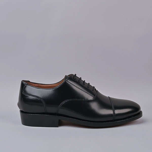 NOBLE - James Mens Oxford Leather Black Laceup Shoe