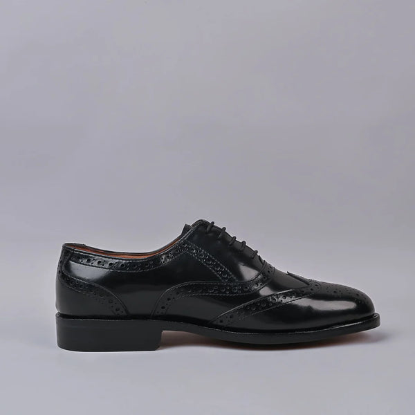 ARISTO - Ben Mens Oxford Leather Black Laceup Shoe