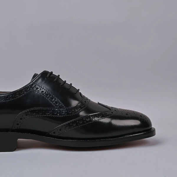 ARISTO - Ben Mens Oxford Leather Black Laceup Shoe