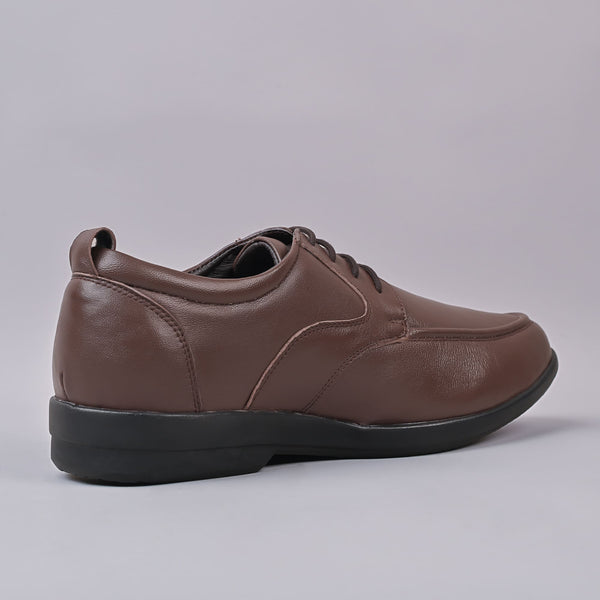 VELOUR - Dave Mens Derby Leather Brown Laceup Shoe