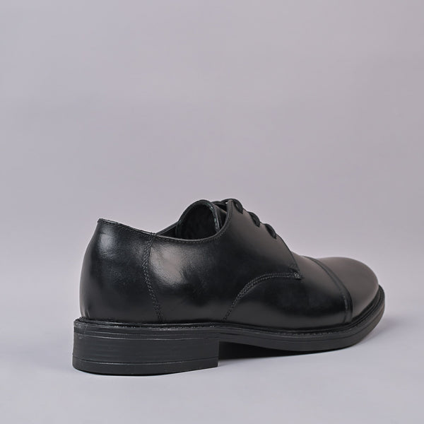 SOVEREIGN - Bristol Mens Derby Leather Black Laceup Shoe