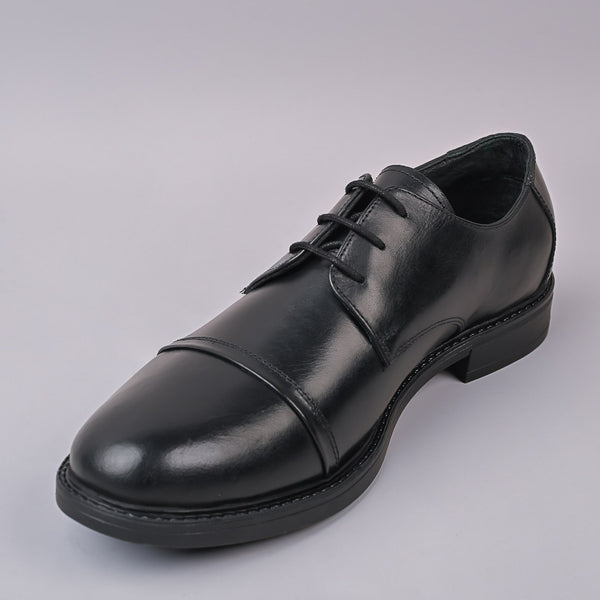 SOVEREIGN - Bristol Mens Derby Leather Black Laceup Shoe