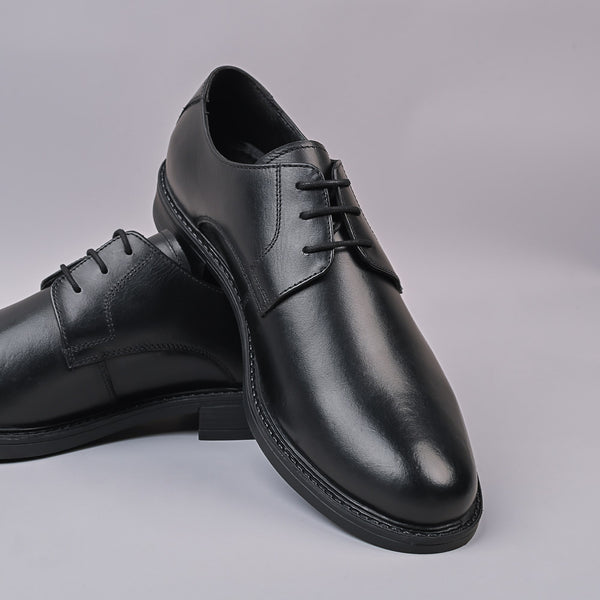OBSCURA - Tom Mens Leather Black Laceup Shoe